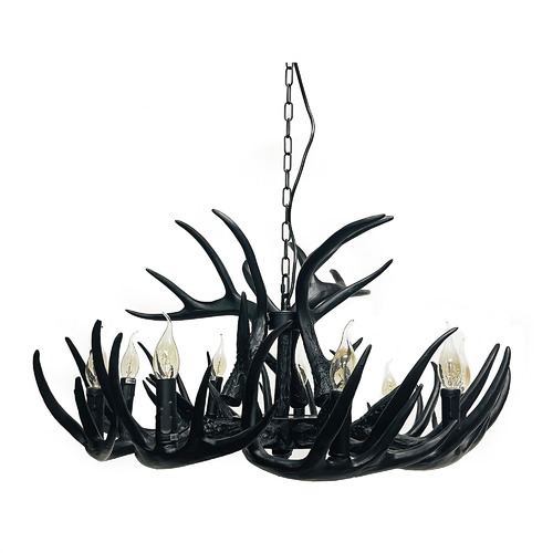 Deer on sale horn chandelier